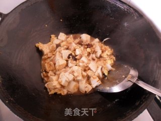 虾皮蛋松焖豆腐的做法步骤：9