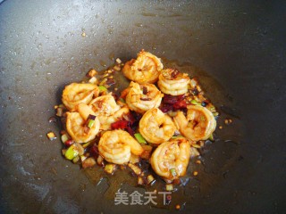 五彩虾仁炒饭的做法步骤：8
