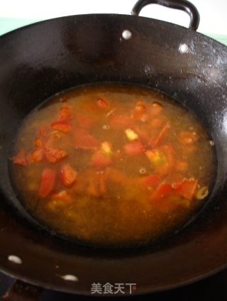 番茄蛋花汤的做法步骤：6