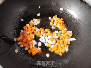 虾仁蔬菜焗饭的做法步骤：8