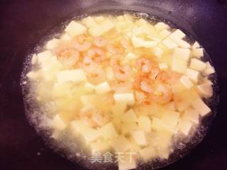 虾仁烩豆腐的做法步骤：10