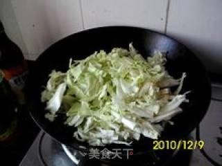 油豆腐炒包菜的做法步骤：5