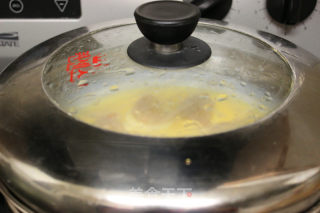 玉子豆腐虾仁鸡蛋羹的做法步骤：9