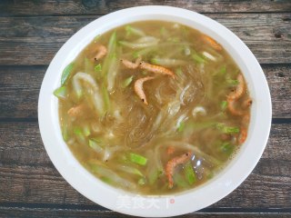 虾皮瓠子粉丝汤的做法步骤：8