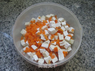 虾皮胡萝卜拌老豆腐的做法步骤：5