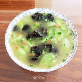 黄瓜木耳虾皮汤的做法步骤：12