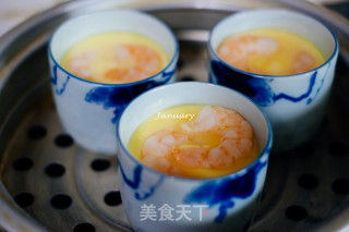 【上海】虾仁水蒸蛋的做法步骤：7