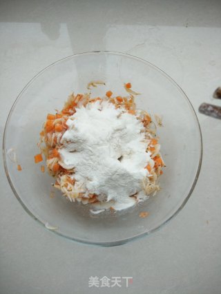 香炸虾皮萝卜丸的做法步骤：6
