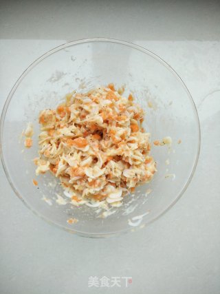 香炸虾皮萝卜丸的做法步骤：7