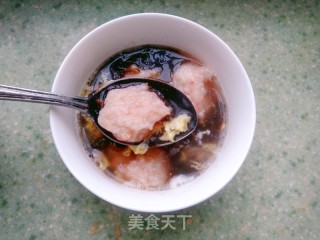 紫菜虾丸汤的做法步骤：14