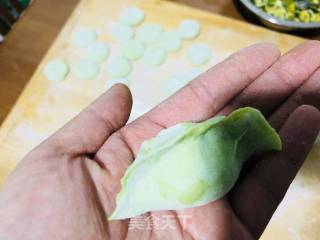 妈妈的味道～翡翠饺子的做法步骤：15