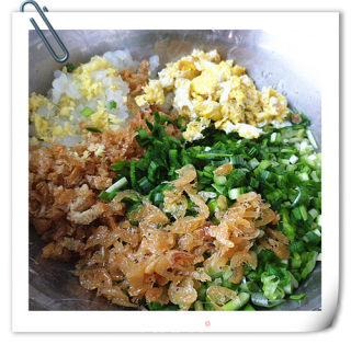 【天津】两吃韭菜素馅——玉米面菜团子+素合子的做法步骤：8