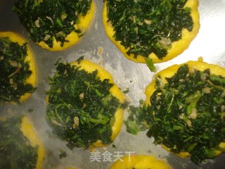 #春食野菜香#人青菜糊饼的做法步骤：14