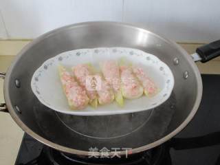 翡翠虾滑醸竹笋的做法步骤：11