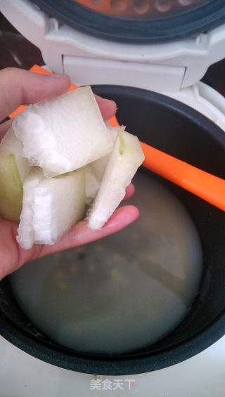白汤虾皮冬瓜的做法步骤：7
