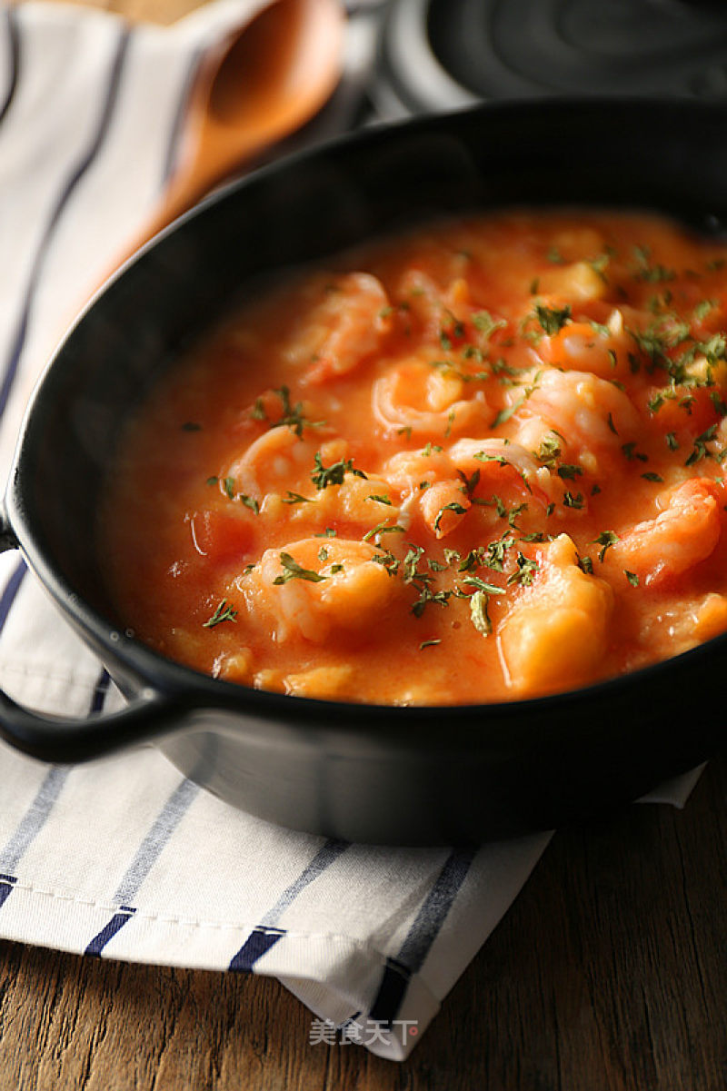 鲜虾番茄疙瘩汤的做法