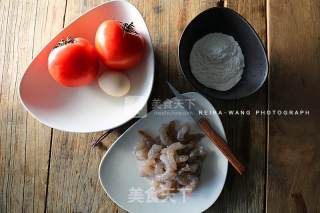 鲜虾番茄疙瘩汤的做法步骤：1