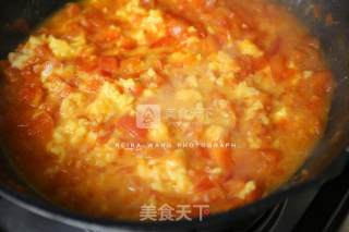鲜虾番茄疙瘩汤的做法步骤：6