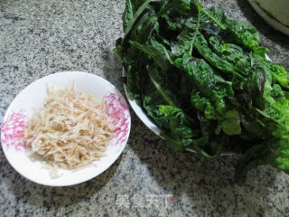 虾皮炒莴笋叶的做法步骤：1