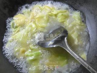 虾皮圆白菜玉米面疙瘩的做法步骤：5