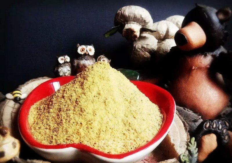 健康饮食——香菇鸡肉虾皮粉的做法