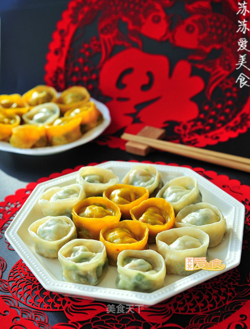 元宵节必吃喜庆三鲜元宝饺子的做法