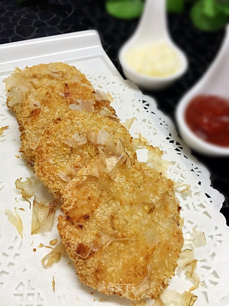 日式虾仁土豆饼的做法