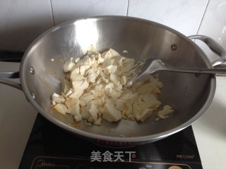 雪菜豆腐虾仁的做法步骤：3