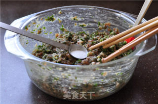 虾肉荠菜灌汤饺的做法步骤：11