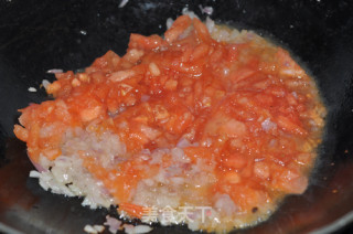 平底锅版培根海鲜披萨的做法步骤：6