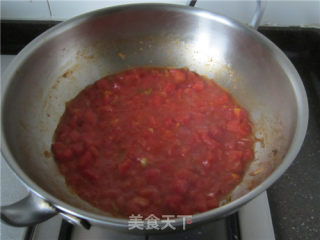 番茄虾仁疙瘩汤的做法步骤：7