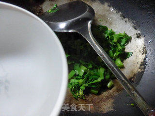 虾皮油菜蕻燕麦粥的做法步骤：3