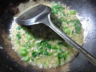 虾皮油菜蕻燕麦粥的做法步骤：7