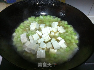 萝卜虾皮炖豆腐的做法步骤：8