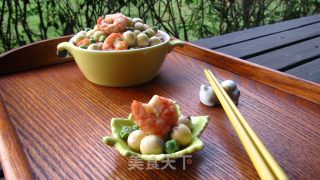 虾仁青豆莲子米的做法步骤：13