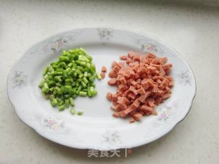 萝卜干蛋炒饭的做法步骤：5
