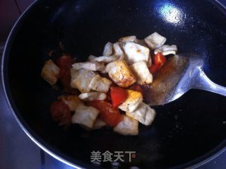 番茄豆腐的做法步骤：7