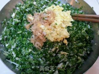 小白菜金针菇饺子的做法步骤：3