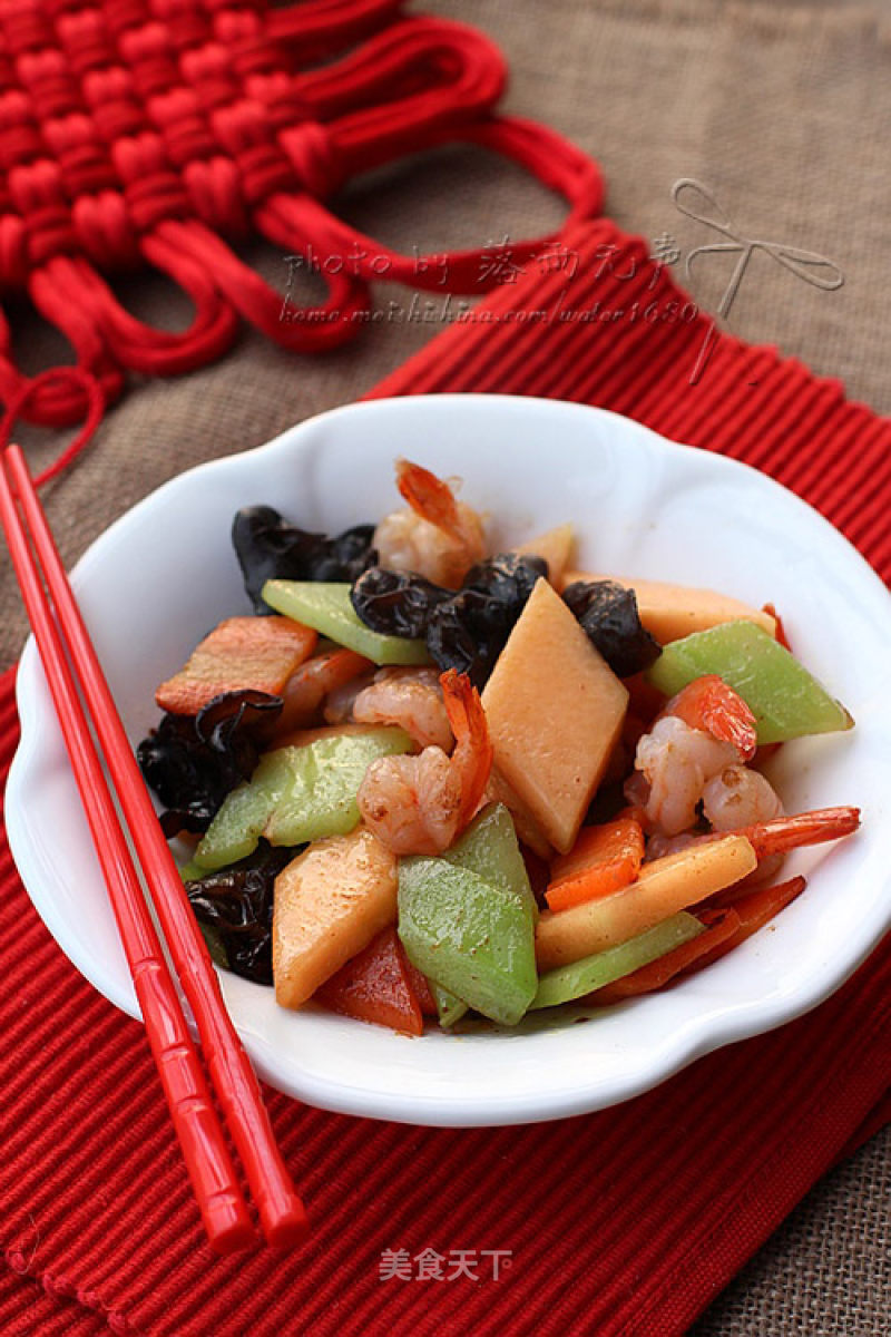 水果入菜——清蔬蜜瓜小炒的做法