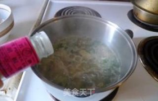 油菜虾皮疙瘩汤的做法步骤：12