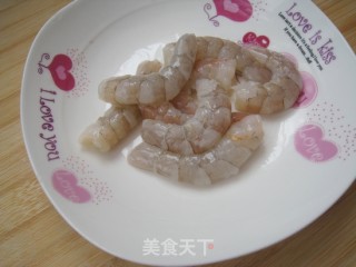 虾仁日本豆腐的做法步骤：2