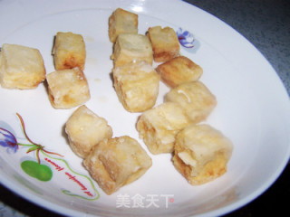 清香菠萝季-----菠萝咕噜豆腐的做法步骤：7