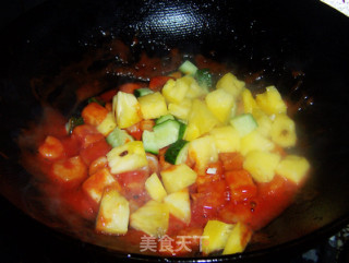 清香菠萝季-----菠萝咕噜豆腐的做法步骤：13