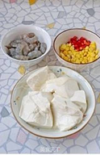 【虾仁豆腐羹】（保健养生）的做法步骤：1