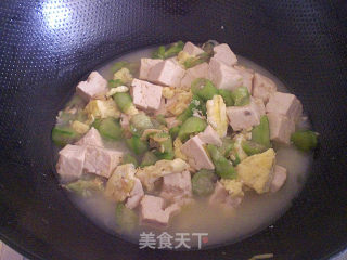 丝瓜豆腐的做法步骤：8