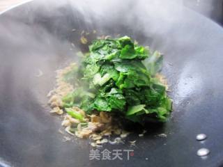 清炒虾皮小白菜的做法步骤：4