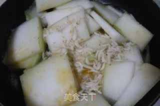 冬瓜虾皮肉丸汤的做法步骤：5