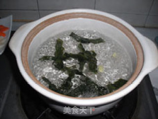 虾皮豆腐白菜海带汤的做法步骤：3