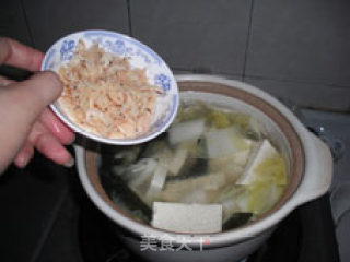虾皮豆腐白菜海带汤的做法步骤：6