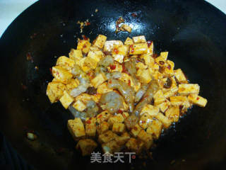 麻辣版虾仁豆腐的做法步骤：5